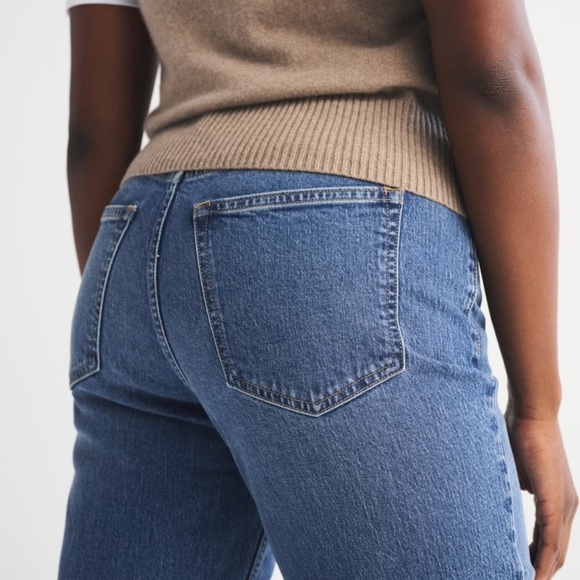 Ultra High Rise Ankle Straight Jean - Picture 1 of 8